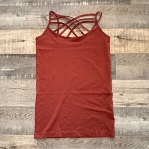 Zenana Women's Strappy copper Top L/XL